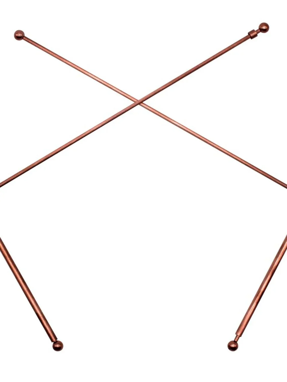 2X 99.9% Copper Dowsing Rod - Divining Rods with Box, Ghost Hunting, Water Divin
